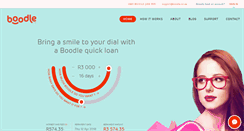 Desktop Screenshot of boodle.co.za