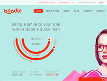 Tablet Screenshot of boodle.co.za